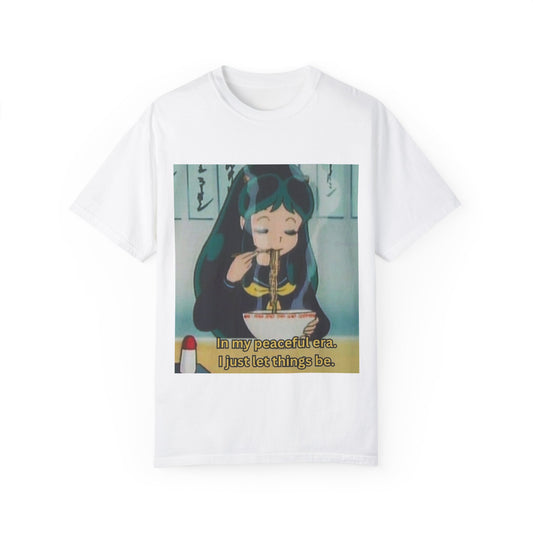 Unisex Garment-Dyed T-Shirt - "In My Peaceful Era" Graphic Tee